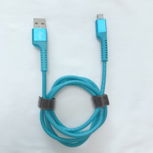 Gyors töltésű kerek TPE USB-kábel a mikro USB-hez, C típusú, iPhone villám töltéshez és szinkronizáláshoz