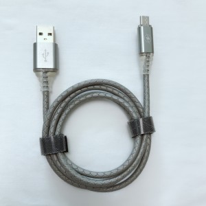 LED gyors töltéssel Kerek USB kábel a mikro-USB, C típusú, iPhone villám töltéshez és szinkronizáláshoz