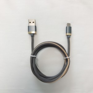 Fonott 3.0A gyors töltésű, kerek alumínium ház USB-adatkábel mikro USB-hez, C típusú, iPhone villám töltéshez és szinkronizáláshoz